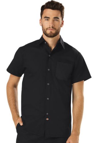 Dickies Mens Cook Shirt Black  DC60 BLK FREE SHIP!