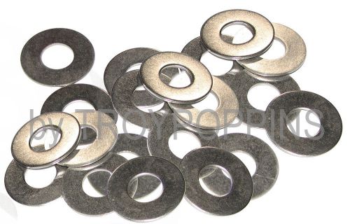 20-ss 1/2 id flat plain washers stainless steel 18-8 fasteners hardware supplies for sale