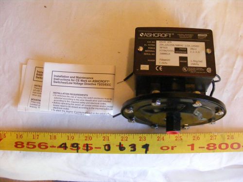 Ashcroft B424V XFM Pressure Switch 20 psi New In Box See Pictures