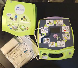 Zoll aed plus defibrillator with pads and carring case. new batteries! for sale