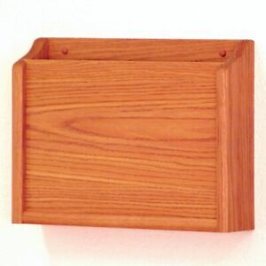 Wooden Mallet Privacy Letter Size Chart Holder, HIPAA Compliant, Medium Oak