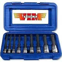 Durston Mfg VMXZN400 9 Piece Long Triple Square 12 Point Bit Set