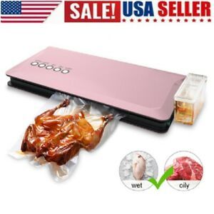 Pink Heat Luxury vacuum single sealing machine For Household &amp; Commercial 1 pcs