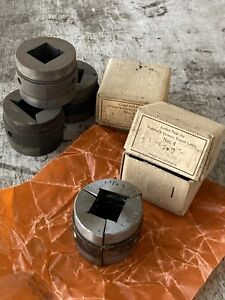 WARNER &amp; SWASEY #4 COLLET PADS  1-1/8&#034; SQUARE