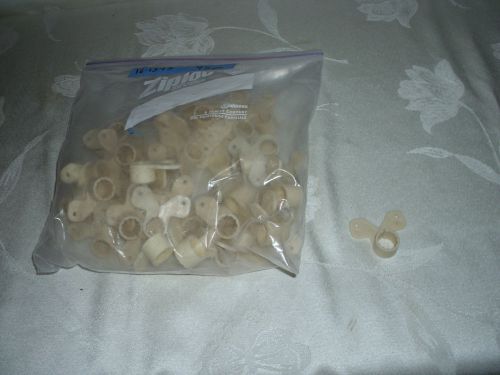 IPS 1/2&#034; PLASTIC SUSPENSION HANGERS. NEW. BAG OF 48.