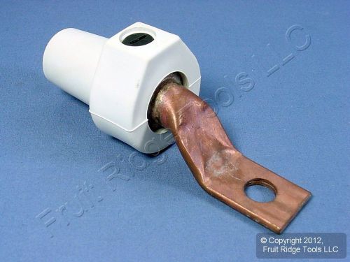 Leviton White 16 Series Cam Female Terminal Offset Taper Nose 400A 600V 16F22-W