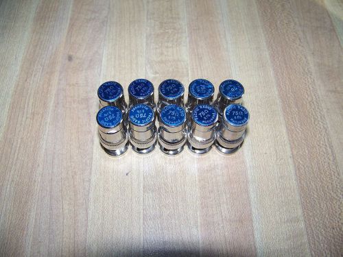 Lot of 10 Pacific Radio 75 Ohm BNC Termination Plugs