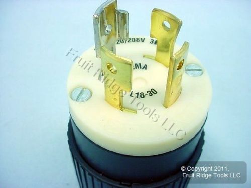 Hubbell Bryant L18-30 Locking Plug 30A 120/208V 3?Y