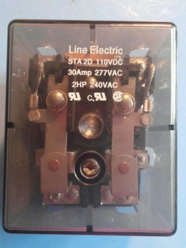 Line electric relay sta2d 110vdc with cover for sale
