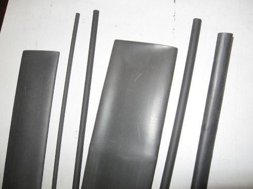 Heat Shrink Tubing Alpha FIT221-1 inch Black-- 22 feet