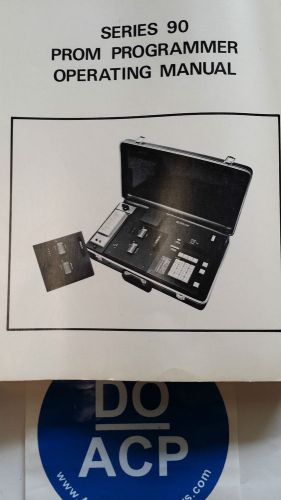 PRO-LOG SERIES 90 PROM PROGRAMMER OPERATING MANUAL  R3-S32