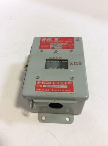 E-MON D-MON A.C.-KILOWATTHOUR METER 1600A (NO CT&#039;S)