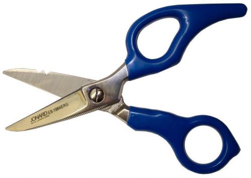 Carbon steel ergonomic electrician scissor for heavy duty use es-1964erg for sale