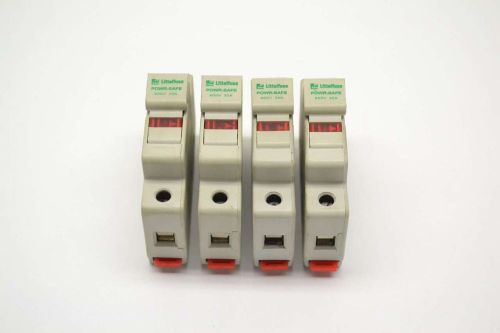 LOT 4 LITTELFUSE LPSC-ID CH POWR-SAFE CLASS CC FUSE HOLDER 1P 600V-AC B378756