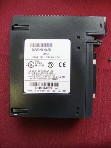 Ge fanuc input module ic693mdl646d for sale