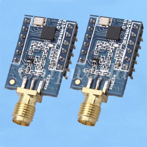 2pcs 433mhz si4463 wireless transmission module 10mnw wireless module new for sale