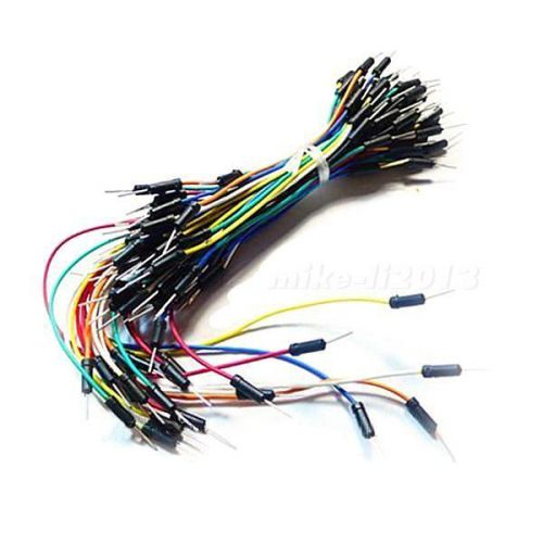 65Pcs Male to Male Solderless Breadboard Jumper Cable Wires For Arduino MKLG