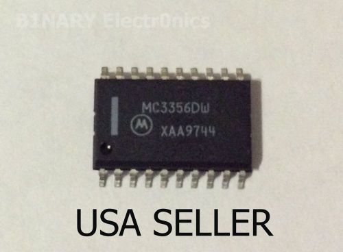 3pcs motorola mc3356dw wideband fsk receiver usa seller 10-006 for sale