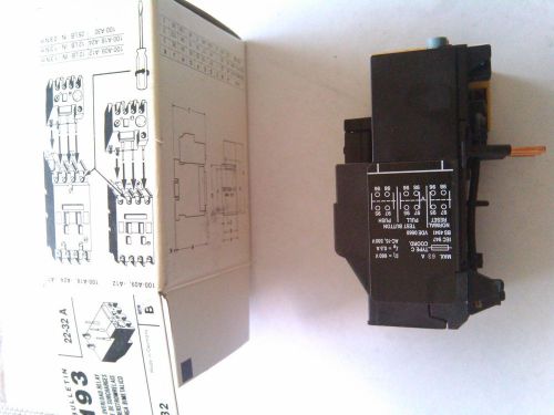 Allen Bradley 193-BSC 32 B 22-32 Amp Relay 22-32 A