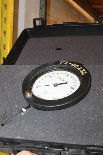 6&#034; ASHCROFT 0-400 PSI PRESSURE TEST GAUGE