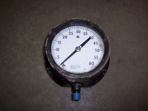 Ashcroft Duragauge 4 1/2 inch 0-60 PSI Gauge NOS