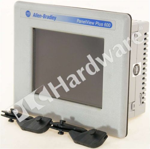 Allen bradley 2711p-t6c20d /d panelview plus 600 touch/ethernet/rs232/usb for sale