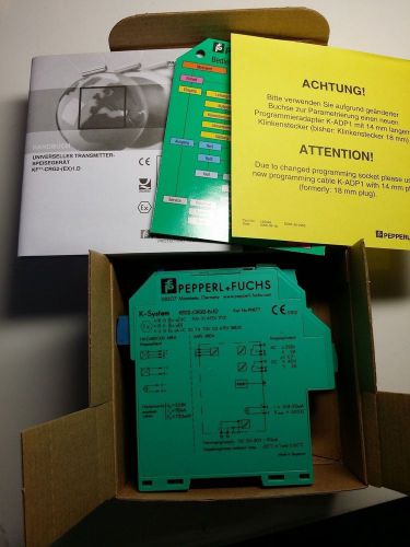 PEPPERL &amp; FUCHS KFD2-CRG2-EX1.D Universal Transmitter Power Supply (K-system)