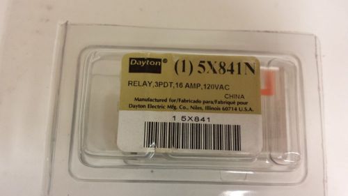 Dayton 5X841N Relay 3PDT 120VAC 16 AMP