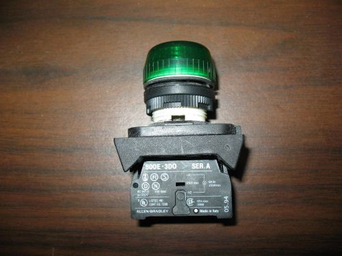 Allen Bradley 800E-3D0 Green Pilot Light