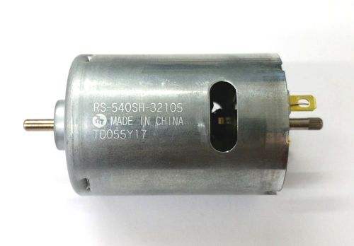 NEW Mabuchi  RS-540SH-32105 12V DC Motor Dual Shaft CCW Rotation