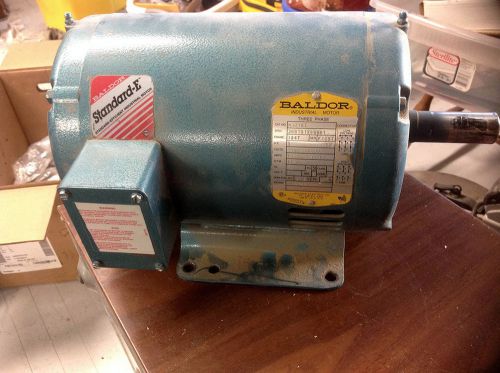 Baldor Motor 5 HP 3ph, M3218T, 36B101X866H1 with Square D starter