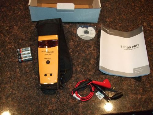 FLUKE NETWORKS TS100 PRO CABLE LENGTH FAULT TESTER METER TDR NIB