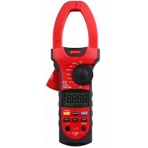 Sinometer ut207 true rms auto range ac dc clamp meter inrush current measurement for sale