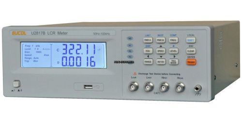 U2817B LCR Meter Tester50Hz,60Hz,100Hz,120Hz,1kHz,10kHz,20kHz,40kHz,50kHz,100kHz