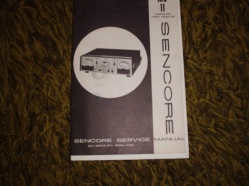 SENCORE MODEL MX11 CHANNELIZER STEREO GENERATOR