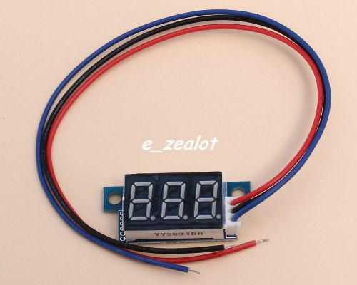 1pcs NEW DC 0-9.99V Red LED Panel Meter Digital Voltmeter