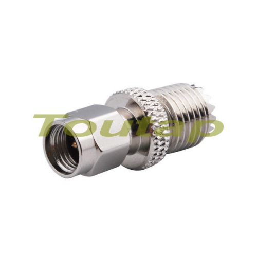 Mini-UHF Jack Female to SMA Plug male straight RF Coaxial Adapter connector