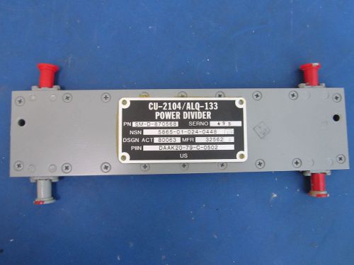 AVIONICS SYSTEMS CU-2104/ALQ-133 Power Divider, SMA, SM-D-870568