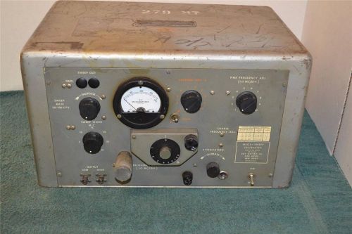 Vintage US Army Military Signal Corps Signal Sweep Generator Model SG-92/U