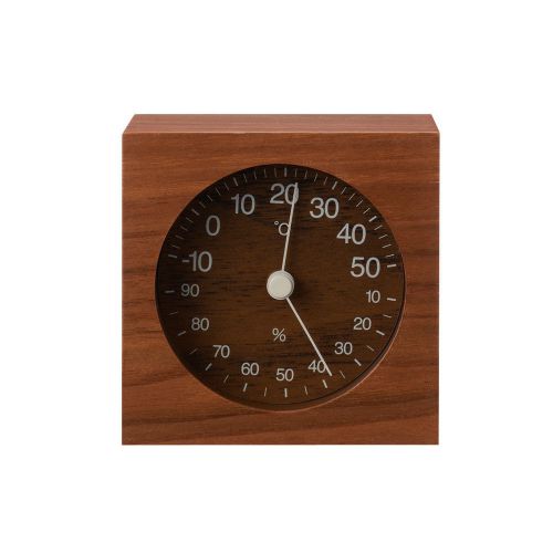 MUJI Moma Walnut Thermo-hygrometer Standing Japan Worldwide