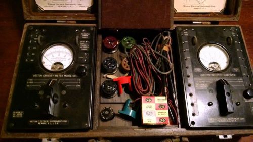 Vintage weston 664 665 vacuum tube tester kit...used on ww2 navy  battleship! for sale