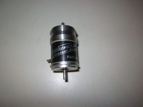 AUTOTRONICS INC. GEARED BRAKE CLUTCH MOTOR 28 VOLTS - VINTAGE