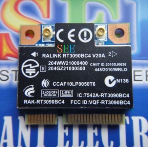 Hp ralink rt3090bc4 150m wifi n+ bt bluetooth pci-e card sps: 602992-001 for sale