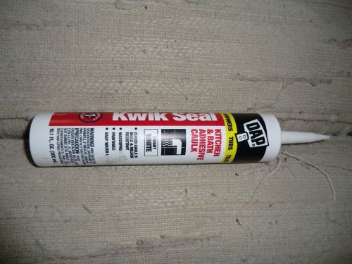 Dap 18032 white kwik-seal all-purpose caulk 10.1-ounce brand new! for sale