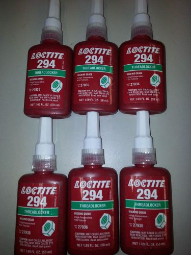 x6 *NEW* Loctite 294  50mL Wicking Grade High Temp Thread Locker 27936 Lot