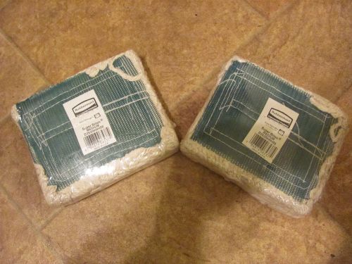 LOT OF 2 Rubbermaid Commerical Super Stitch Medium Mop Heads Made in USA NIP