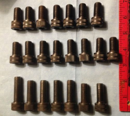 1/2&#034; x Mixed Lot, Socket Head Cap Screw, Bolt,TPI 13, Black Oxide Steel, 22Pcs.