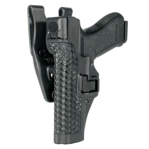 Blackhawk 44H113BW-L Black BW LH Level 3 SERPA Glock 20/21/37/38 Gun Holster