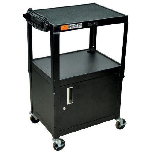 Luxor Steel Audio Visual &amp; Instrument Security Cart