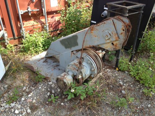 Used Hydraulic Winch &amp; Boom Heavy-Duty Planetary Gear